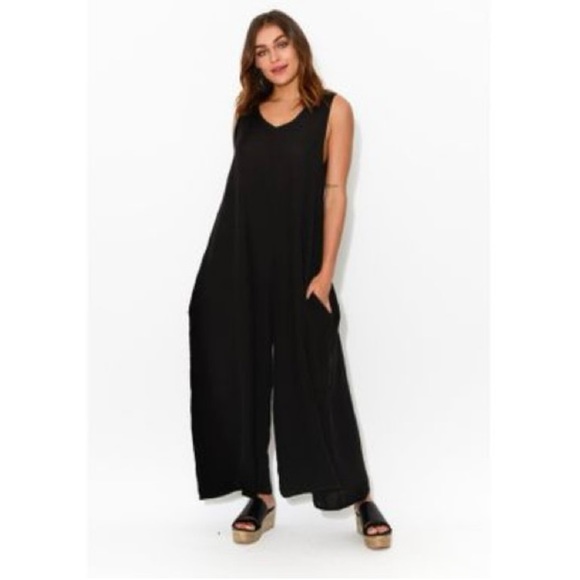 Linen Jumpsuit - Picture 1 of 7